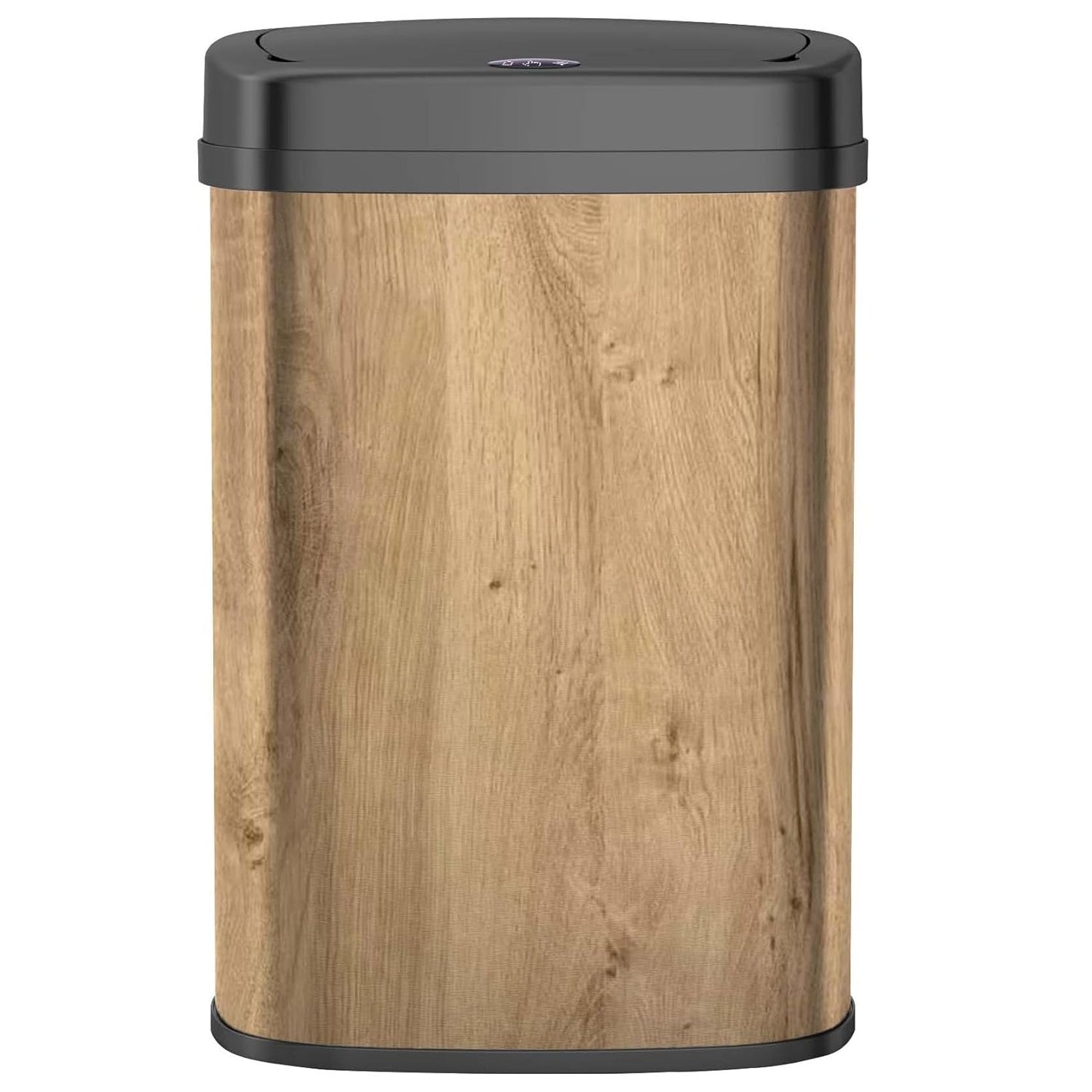 KITCHEN MOVE MAJESTIC WOOD Automatic Kitchen Bin 58L Wood Design Large Capacity Stainless Steel with Strapping