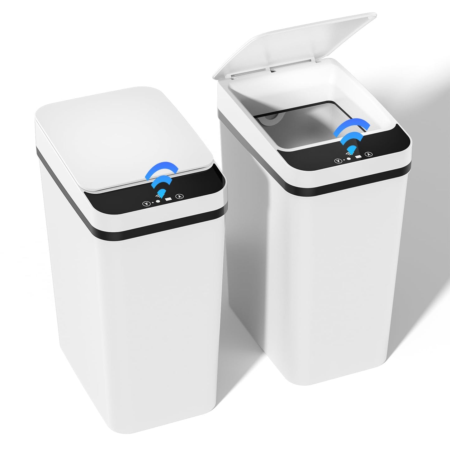 Lot de 2 poubelles automatiques 12 L avec capteur
