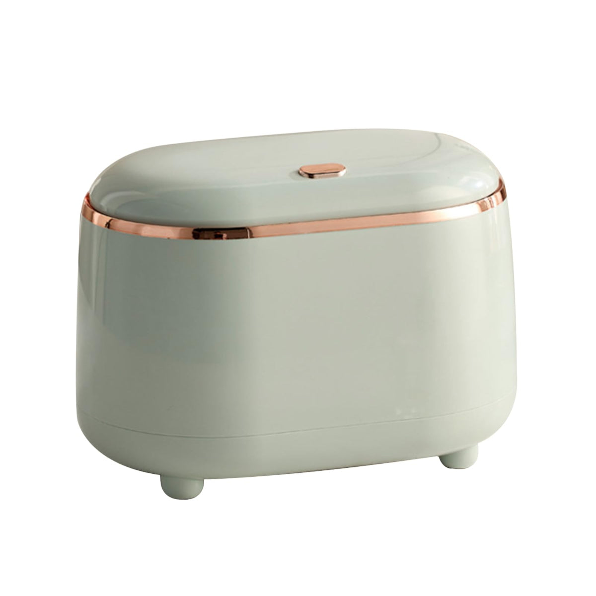 Mini Poubelle de table Salle de Bain et Bureau verte