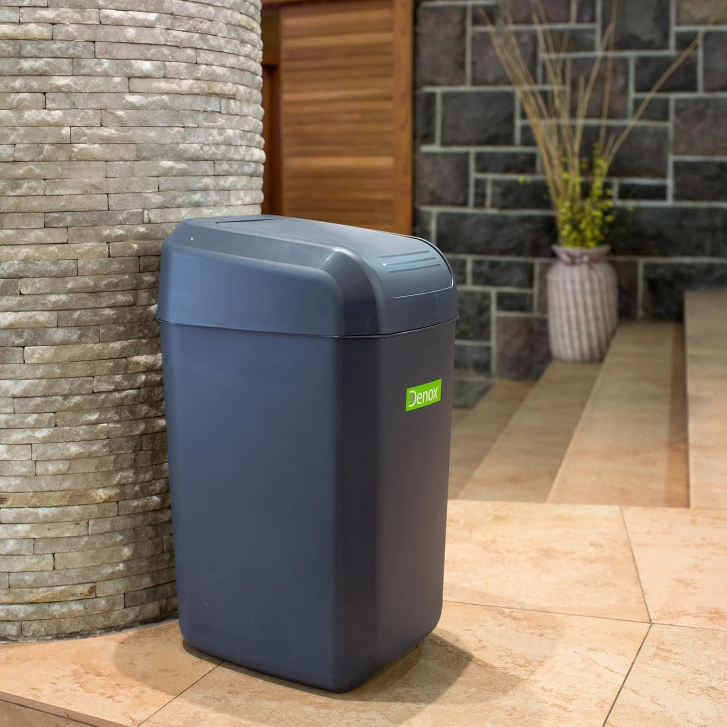 Poubelle 30L avec couvercle basculant salon