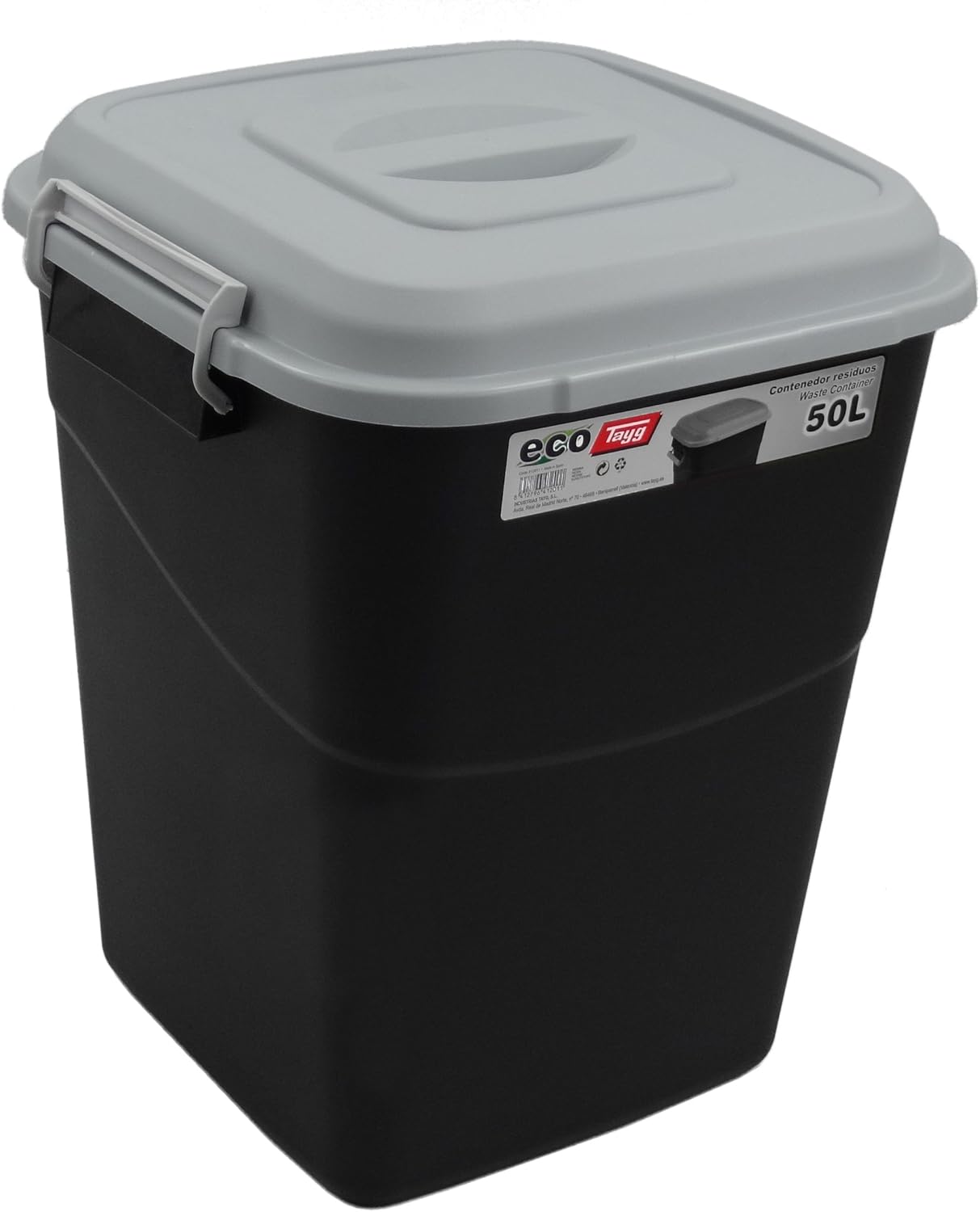 Poubelle 50L avec couvercle amovible