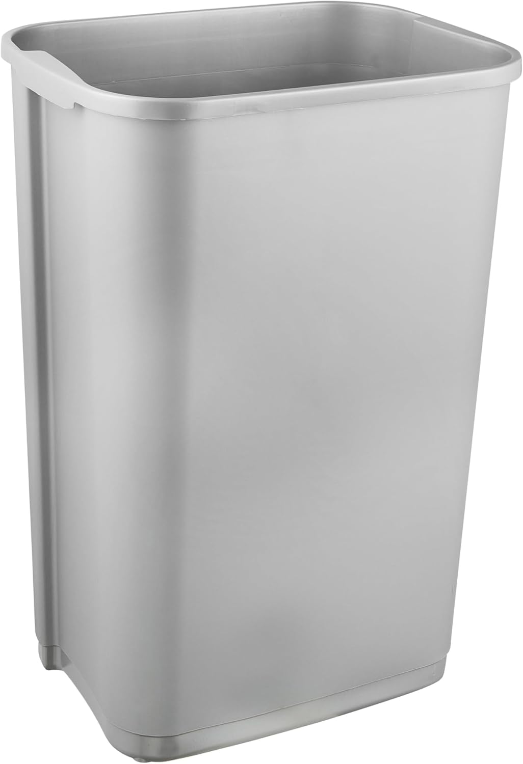 Poubelle 50L grise cuisine plastique