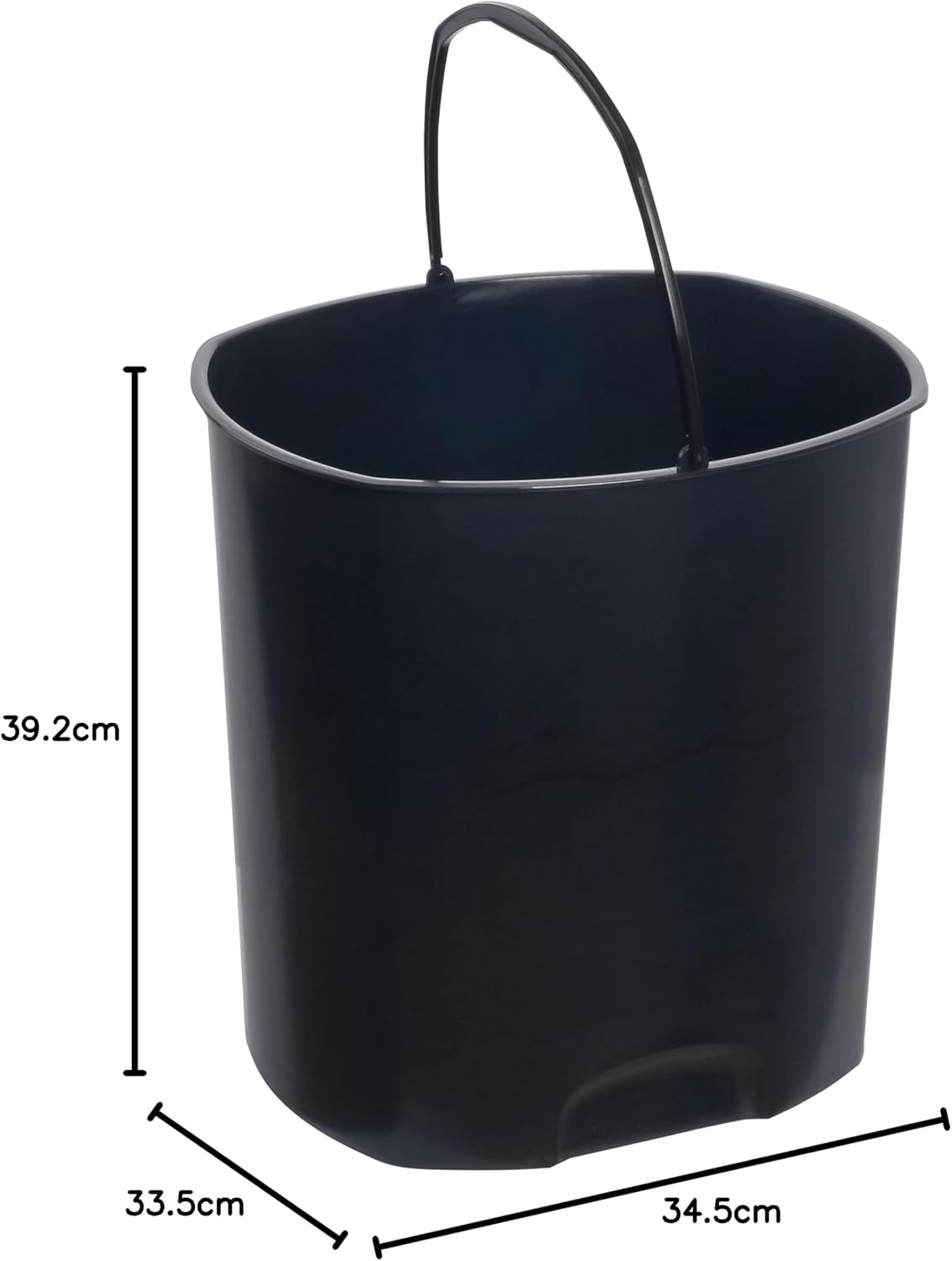 Poubelle à Pédale, 21 l, dimension