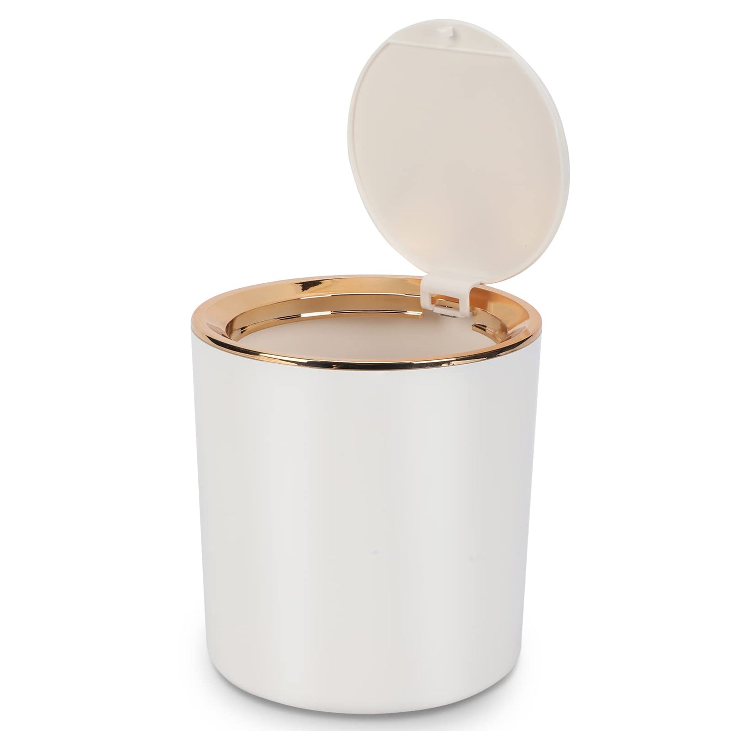 Poubelle de table 2,6L avec couvercle blanc