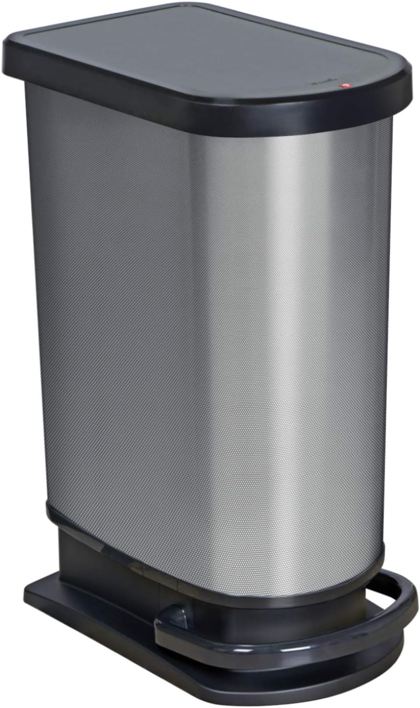 Poubelle grise 50L