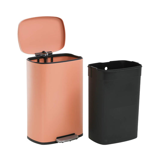 Poubelle rose 50L