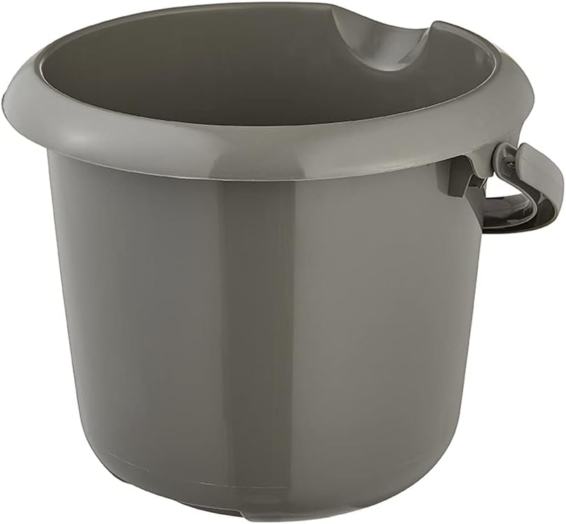 Seau 5L avec graduation intégrée gris