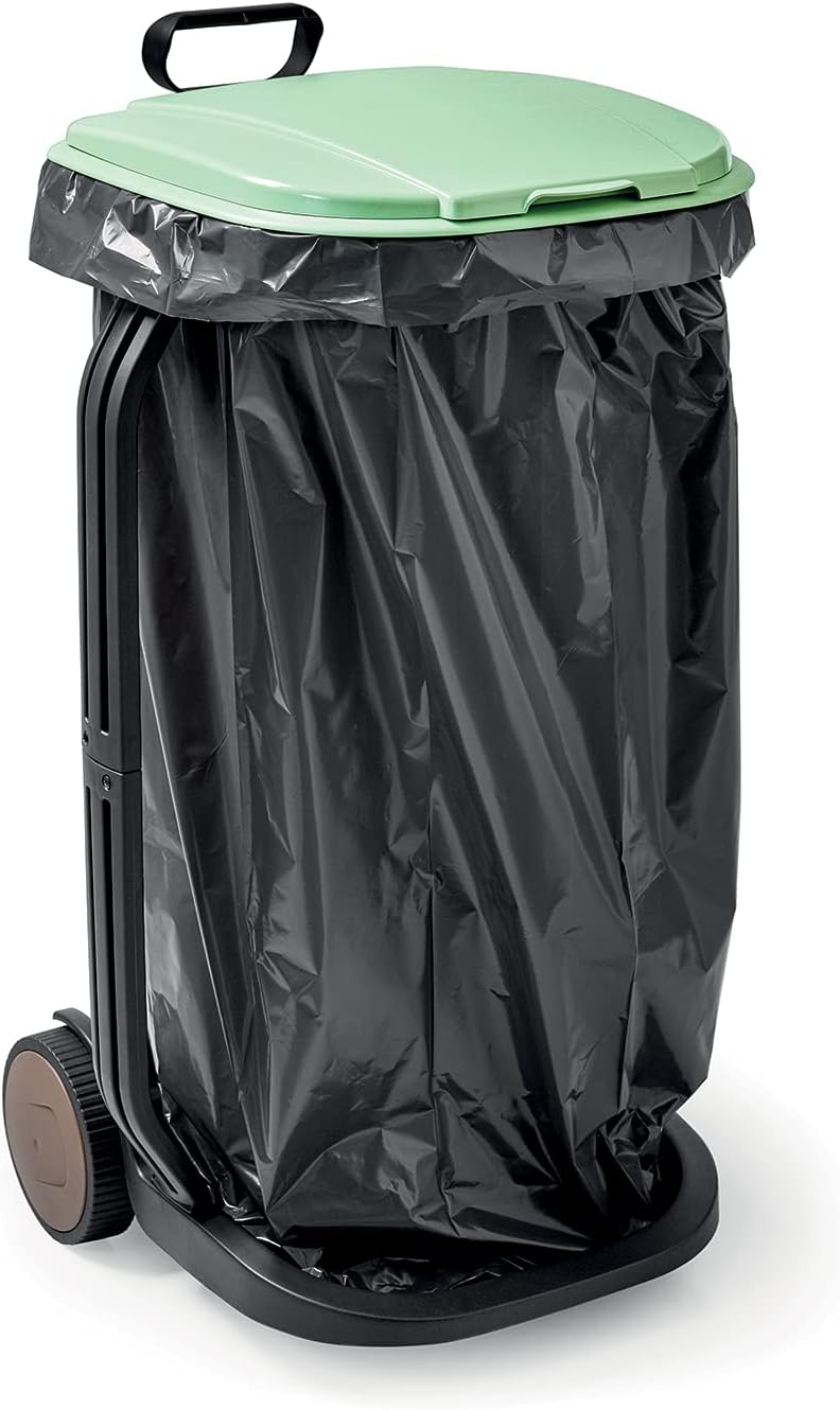 Support sac poubelle chariot