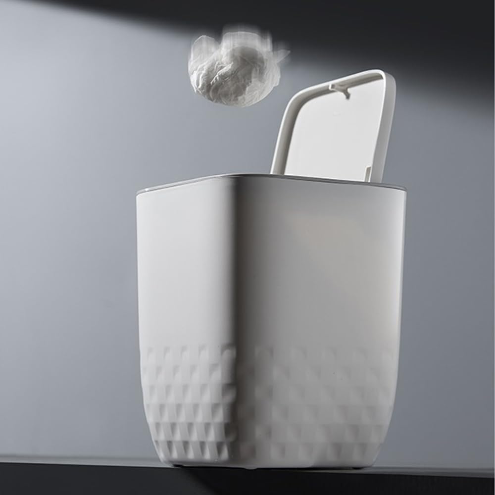 mini Poubelle de Table blanche