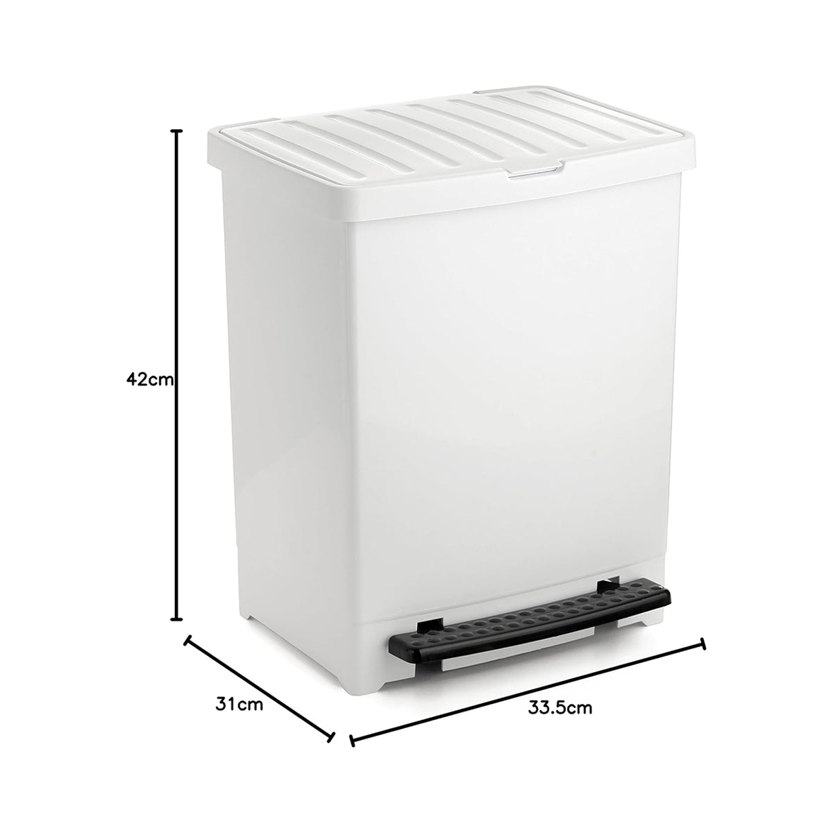 poubelle-blanche-de-cuisine-25-l-dimension