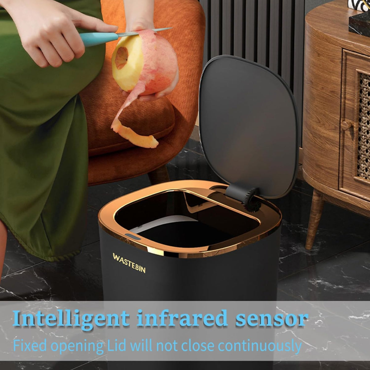Poubelle Automatique,12L Poubelle Salle de Bain,Poubelles avec Capteurs,Poubelle Cuisine