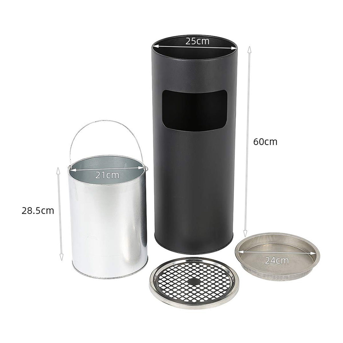 poubelle cuisine inox 30 litres