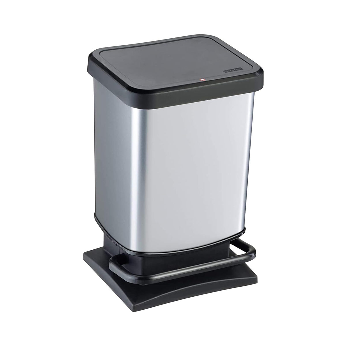 poubelle de cuisine 20l argent