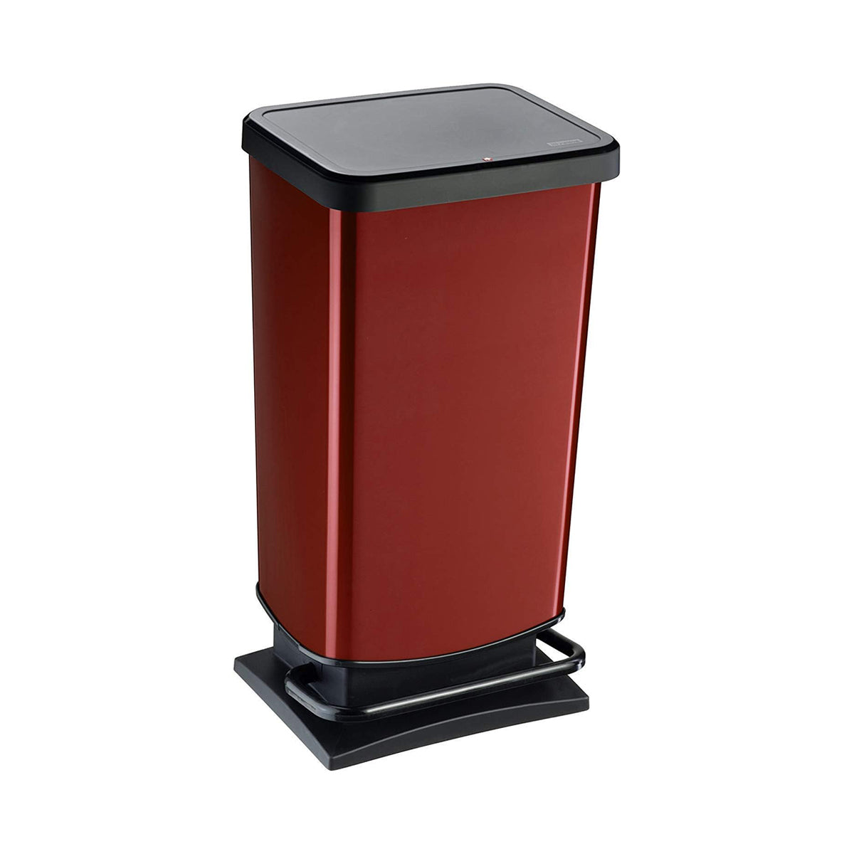 poubelle de cuisine rouge