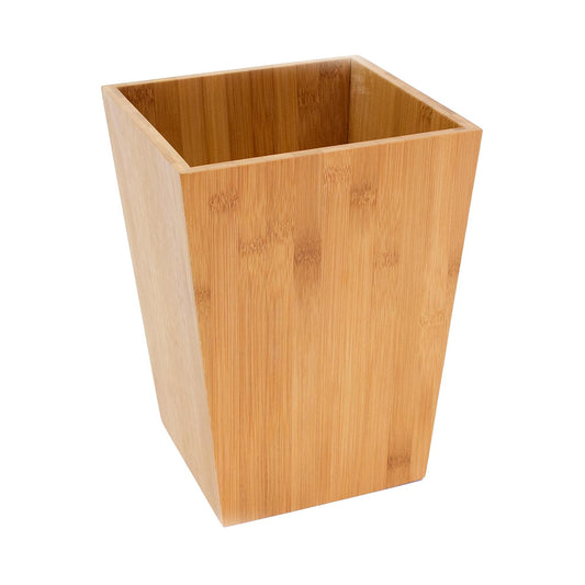 poubelle de salle de bain bambou - 3 Litres Marron