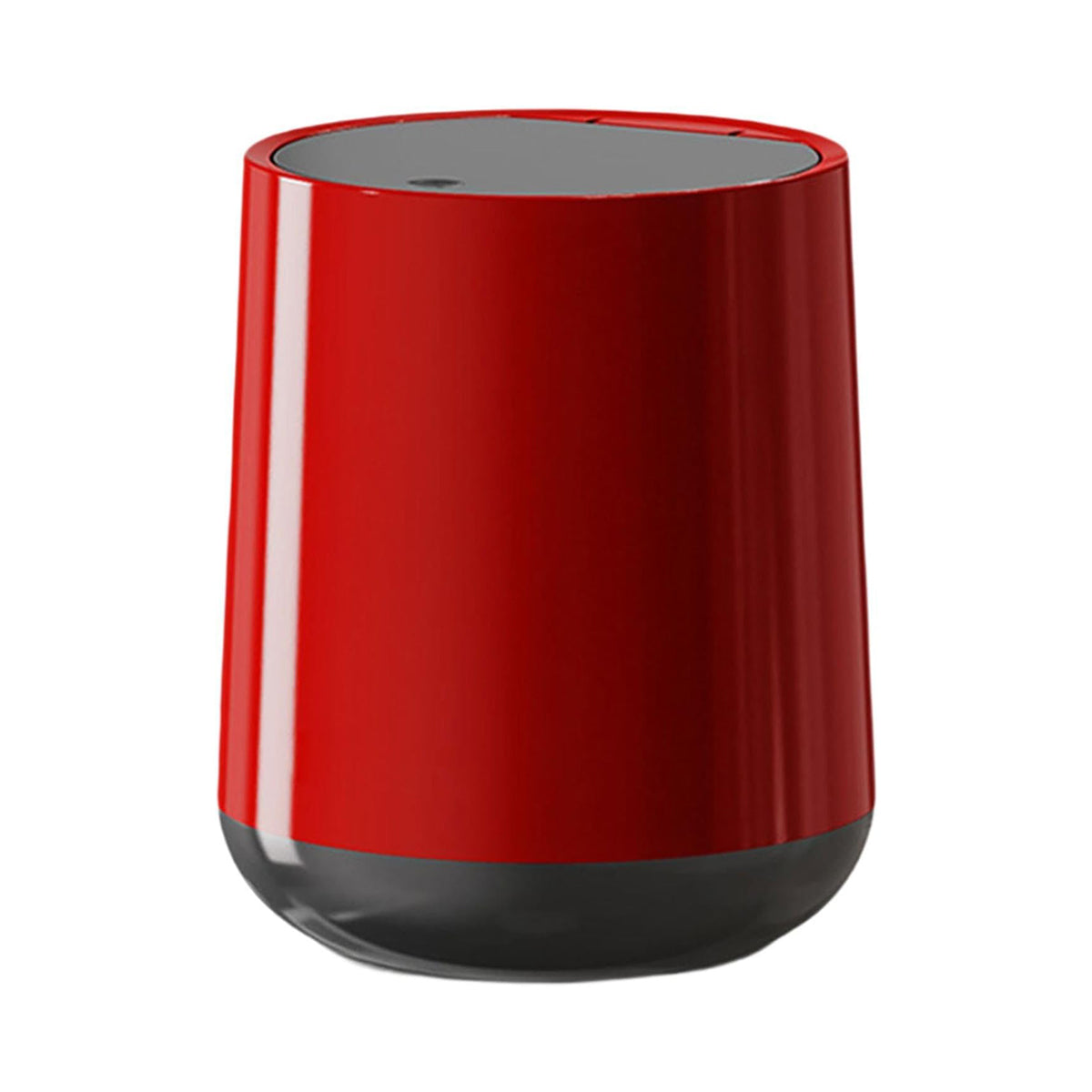 poubelle de table bureau rouge