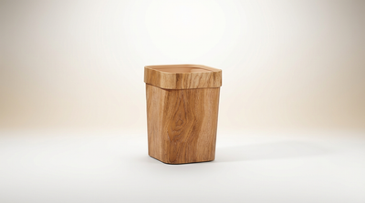 Poubelle Bois