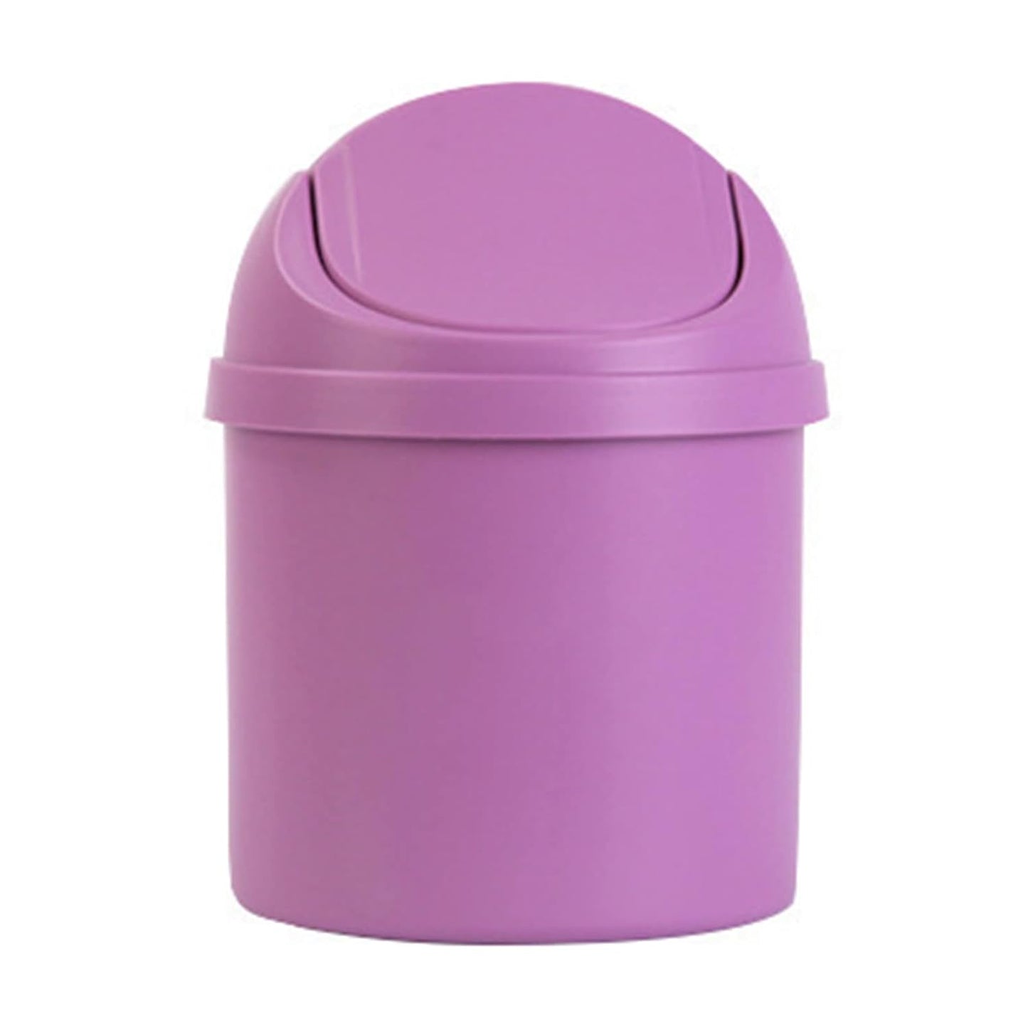 Mini poubelle de bureau avec couvercle à pression