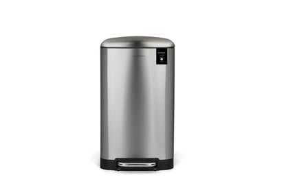 Les Collectors No.701 Stainless Steel Kitchen Pedal Bin, Capacity 30L, 30L Compatible Bag, Compact, Practical, Silent Close, Removable Inner Bucket, Matt Finish, Duck Green