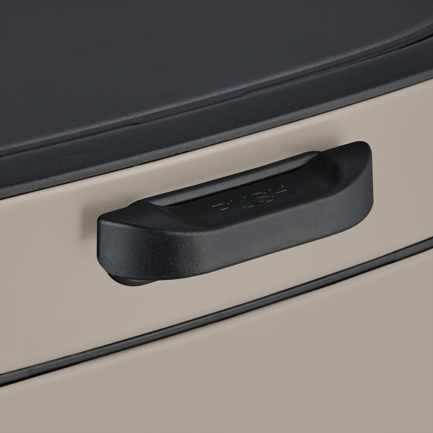 Relaxdays Poubelle Suspendue, 5 litres, Salle de Bain, Cuisine, Seau Amovible, à Suspendre ou Coller, Choix de Couleur