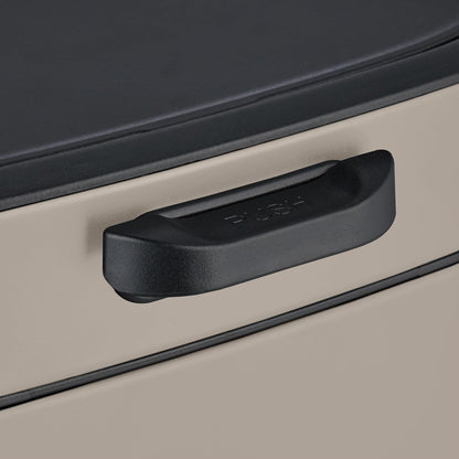 Relaxdays Poubelle Suspendue, 5 litres, Salle de Bain, Cuisine, Seau Amovible, à Suspendre ou Coller, Choix de Couleur