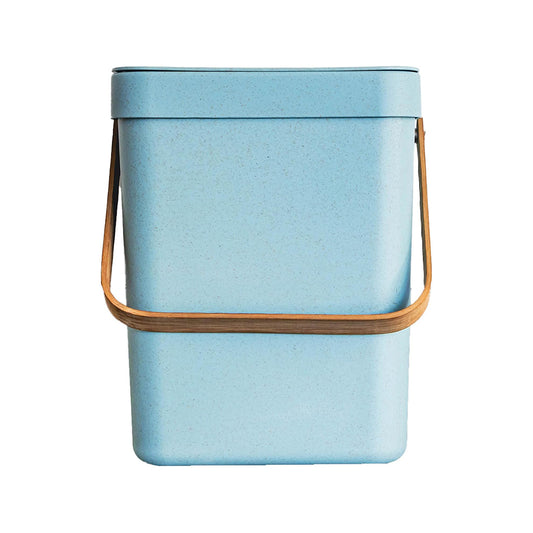Poubelle de table 5L – Plastique recyclé et poignée bambou