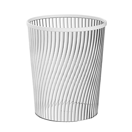 Corbeille à papier ronde en maille blanc