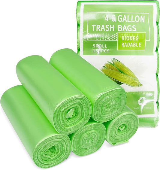 Lot de 150 sacs poubelle vert 50x60cm