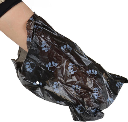Lot de 60 sacs poubelle crotte de chien noir