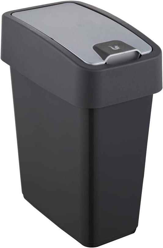 Poubelle 10 litres avec couvercle rabattable