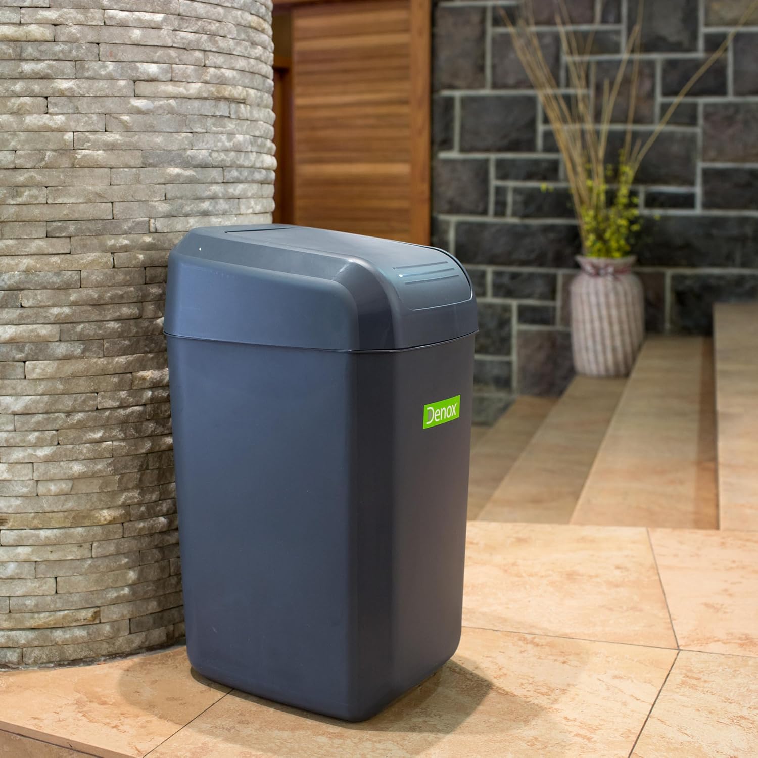 Poubelle 30L avec couvercle basculant salon