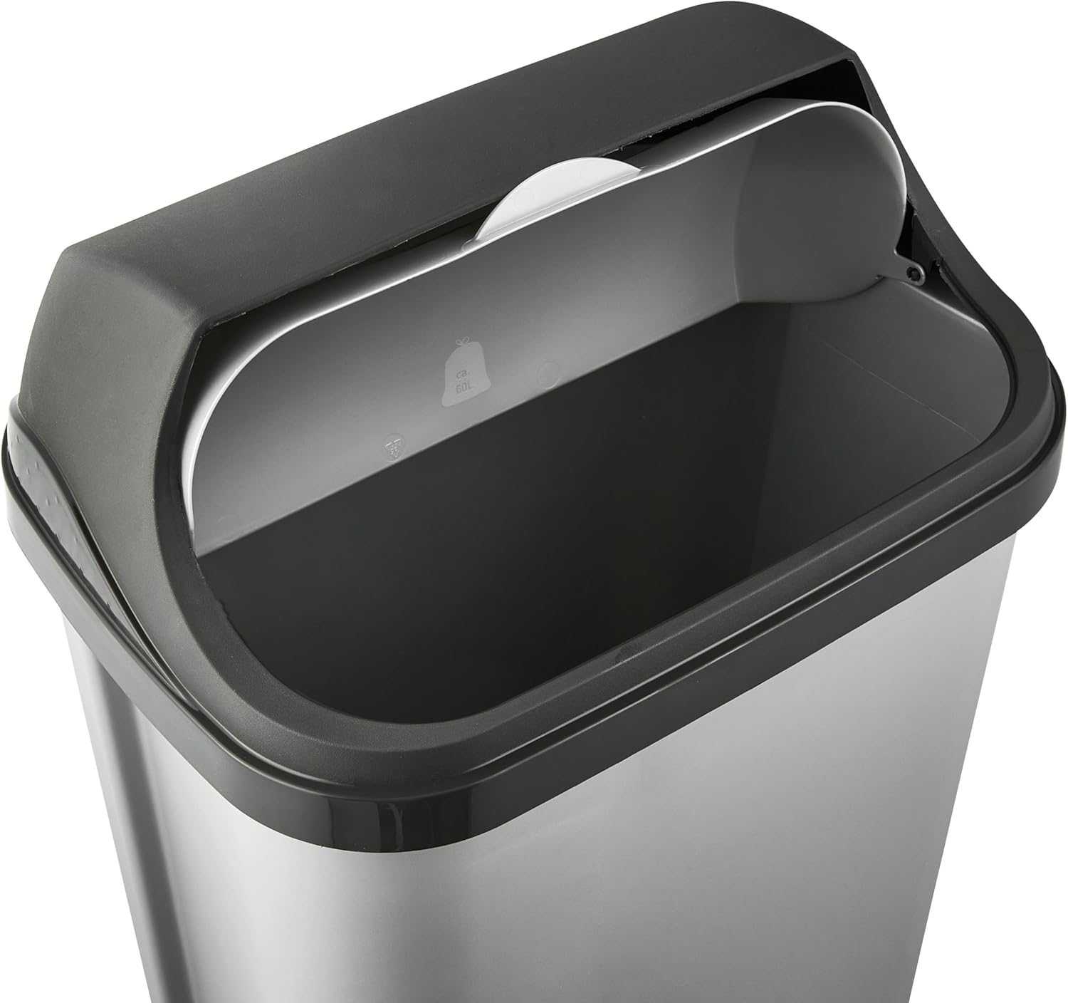 Poubelle 50L avec couvercle coulissant cuisine