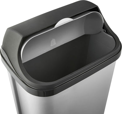 Poubelle 50L avec couvercle coulissant cuisine