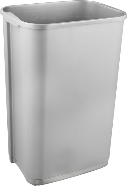 Poubelle 50L  grise cuisine plastique