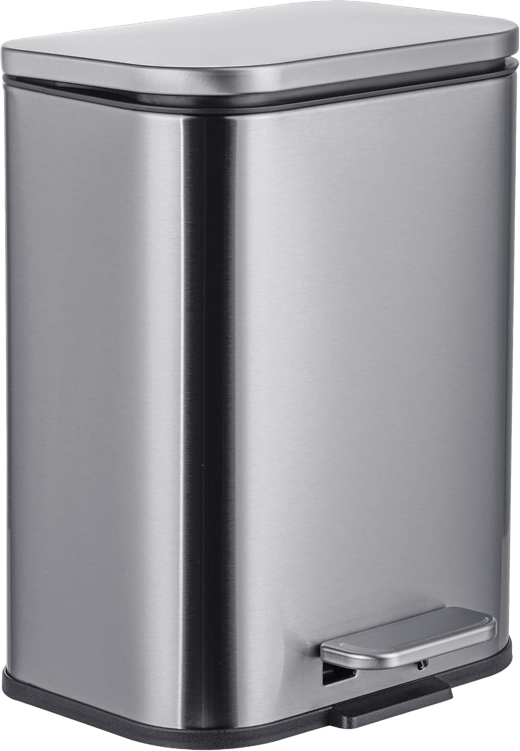 Poubelle 5L inox Soft-Close rectangulaire