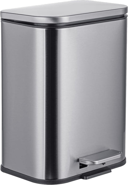 Poubelle 5L inox Soft-Close rectangulaire