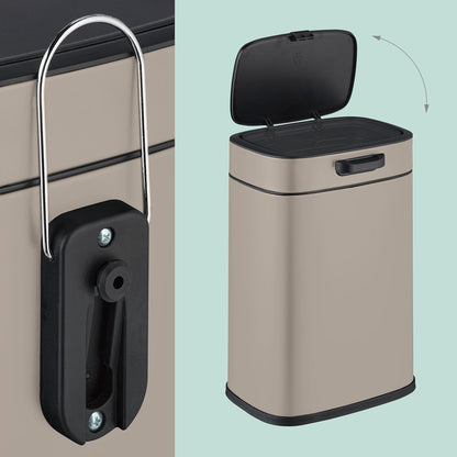 Poubelle Suspendue, 5 litres, Salle de Bain, Cuisine, Seau Amovible, à Suspendre