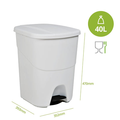 Poubelle a pedale 40L 