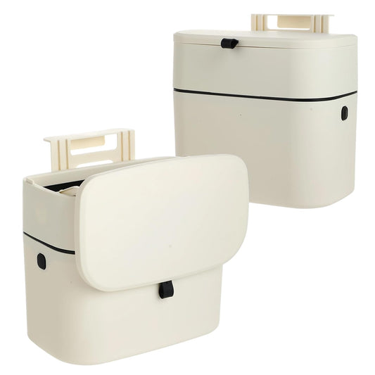Poubelle blanche 7 Litres Suspendue