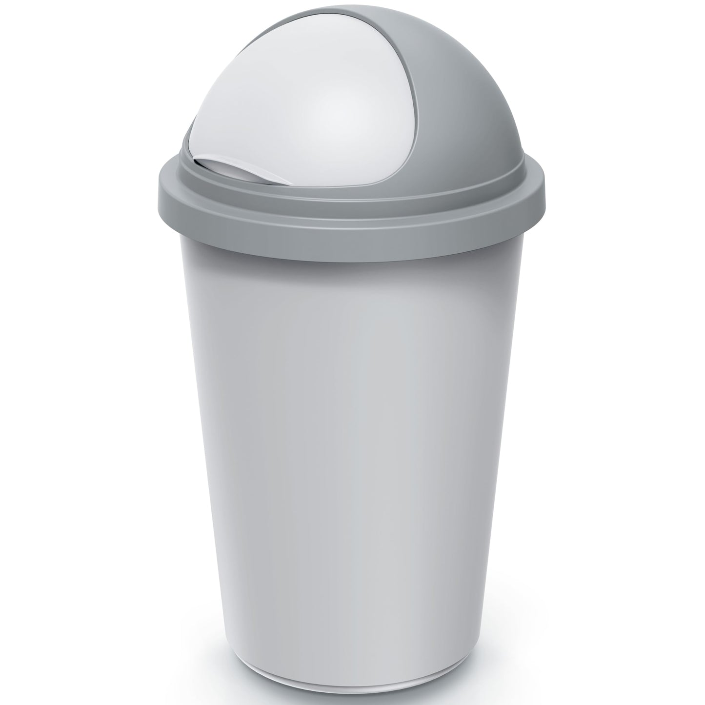 Poubelle cuisine 50L grise