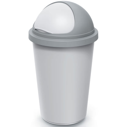 Poubelle cuisine 50L grise