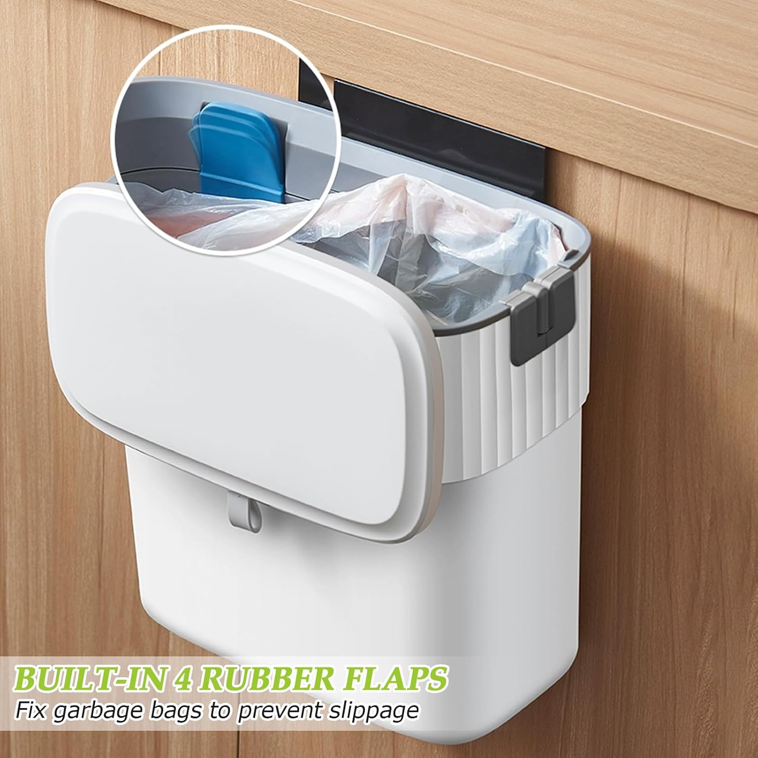 Poubelle de porte de meuble 9L cuisine salle de bain