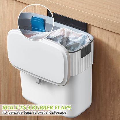 Poubelle de porte de meuble 9L cuisine salle de bain