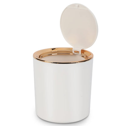 Poubelle de table 2,6L avec couvercle blanc