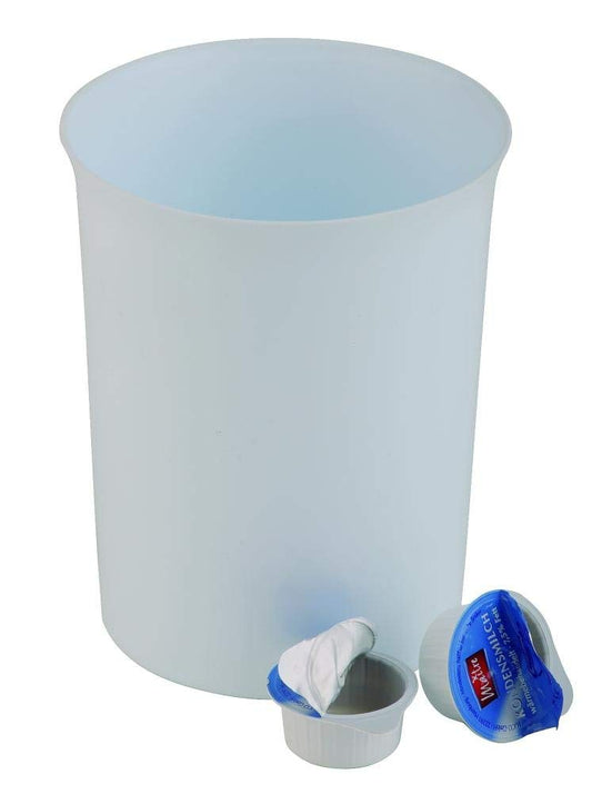 Poubelle de table blanche 0,9 L