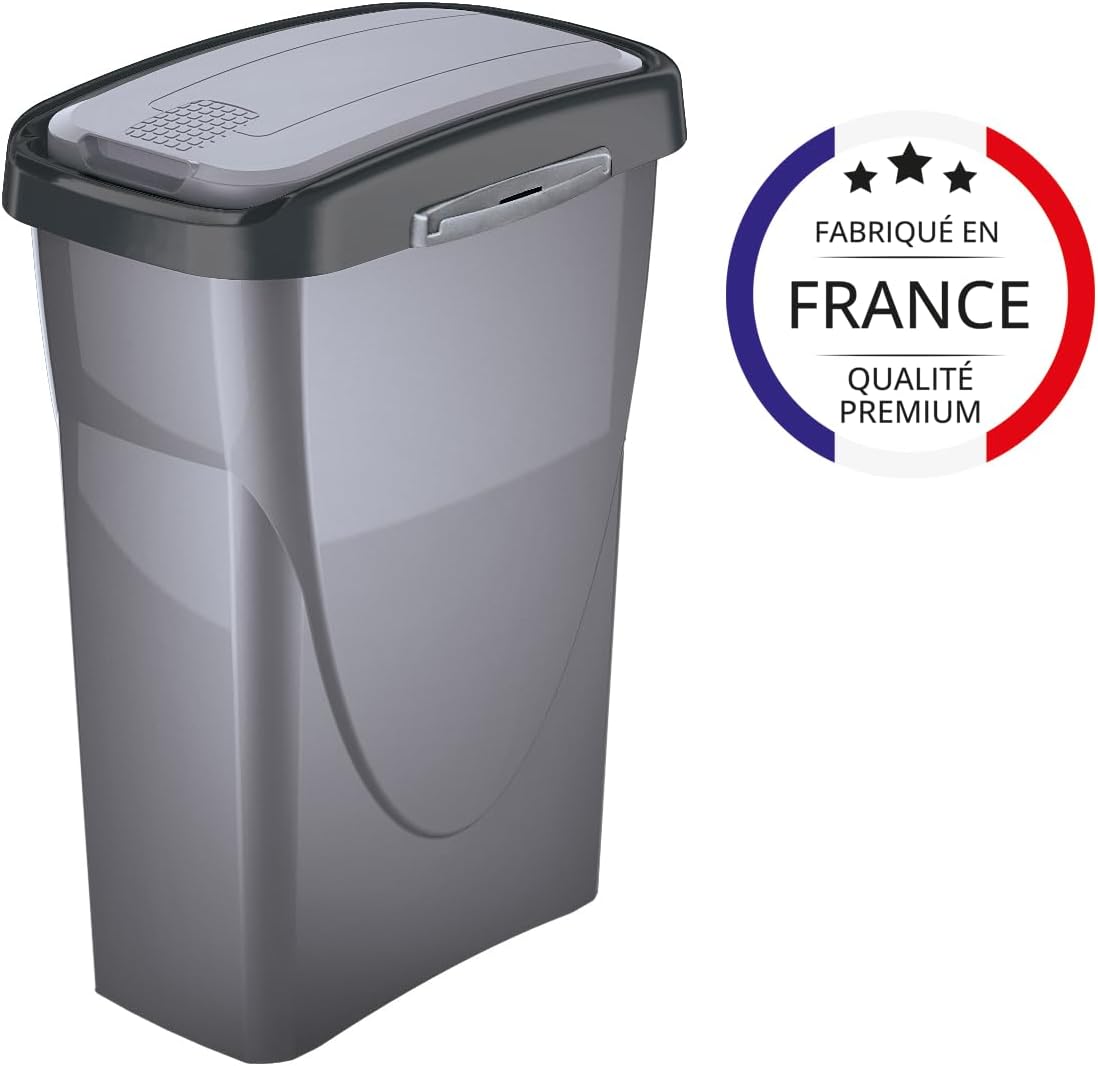 Poubelle de tri sélectif 40 L cuisine made in france