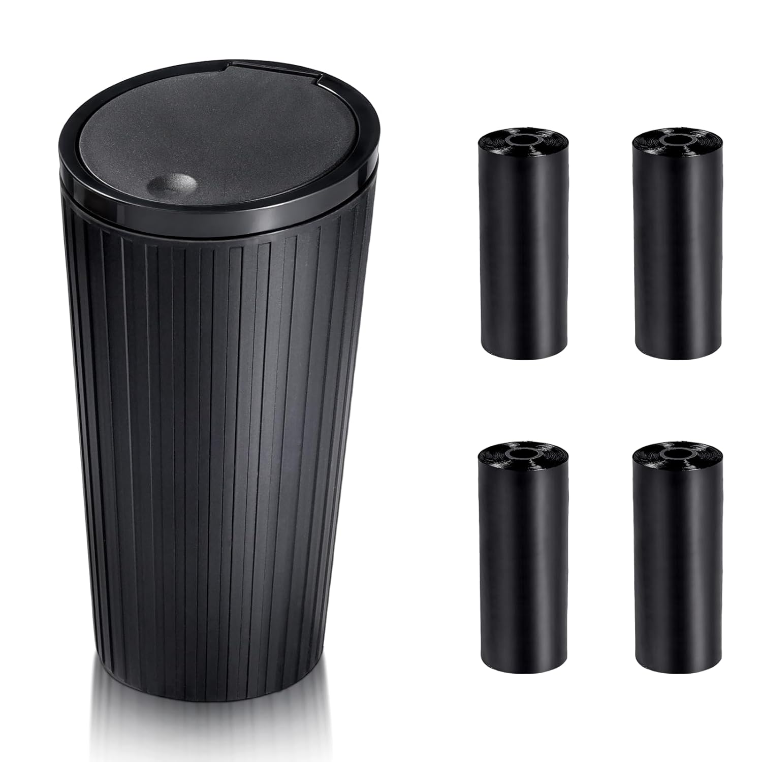 Poubelle de voiture avec couvercle 450 ml