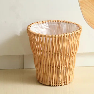 Poubelle design chambre bois