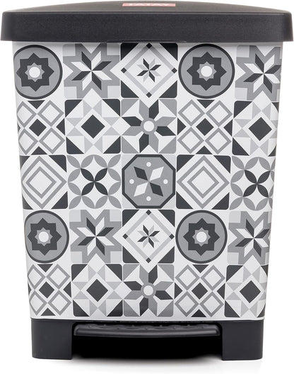 Poubelle design cuisine 20 litres pedale 