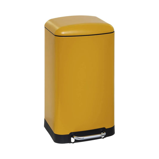 Poubelle en Metal 30 litres Jaune